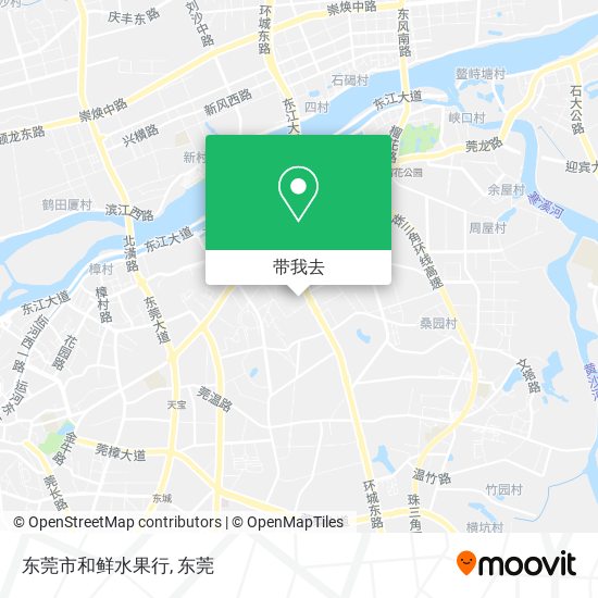 东莞市和鲜水果行地图