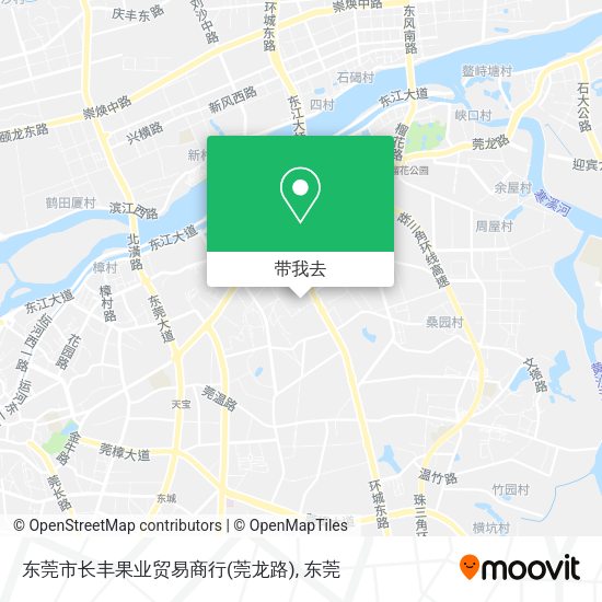 东莞市长丰果业贸易商行(莞龙路)地图
