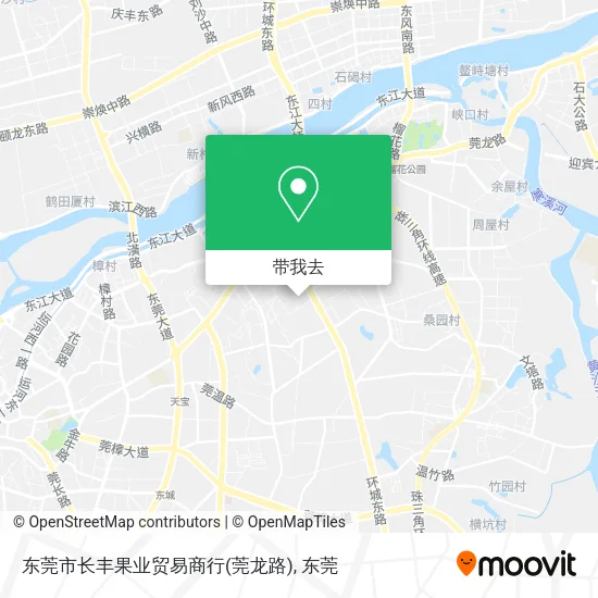 东莞市长丰果业贸易商行(莞龙路)地图