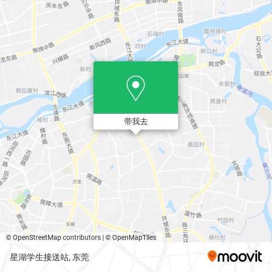 星湖学生接送站地图