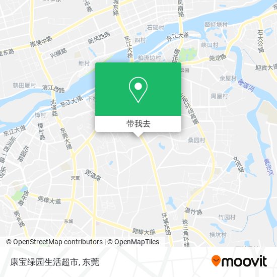 康宝绿园生活超市地图