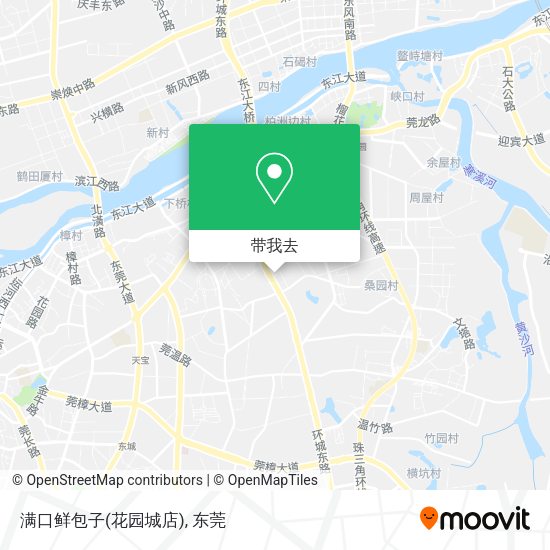 满口鲜包子(花园城店)地图
