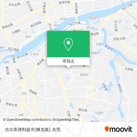 吉尔美便利超市(狮龙路)地图