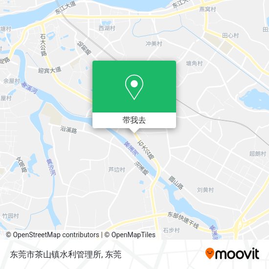 东莞市茶山镇水利管理所地图