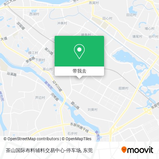 茶山国际布料辅料交易中心-停车场地图