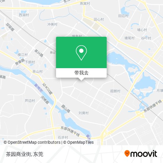 茶园商业街地图