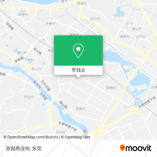 茶园商业街地图