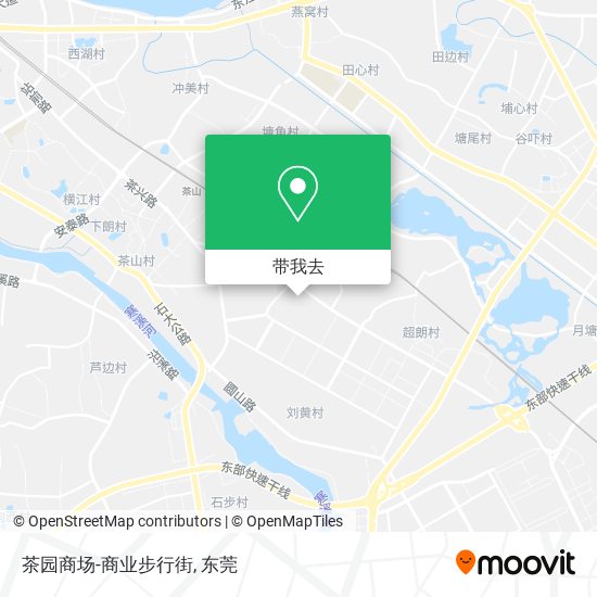茶园商场-商业步行街地图