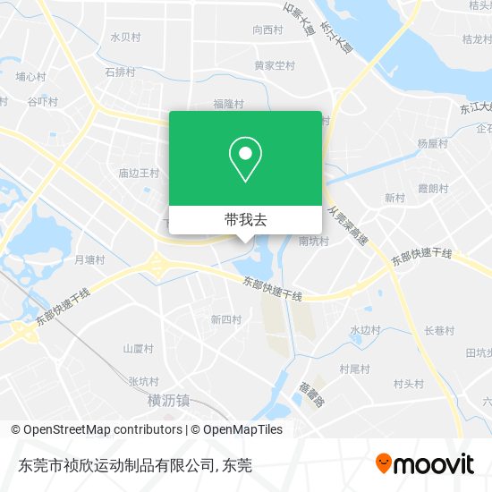东莞市祯欣运动制品有限公司地图