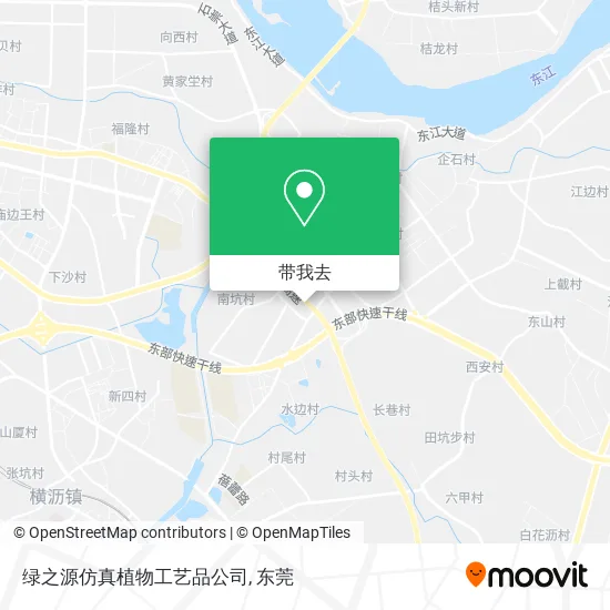 绿之源仿真植物工艺品公司地图