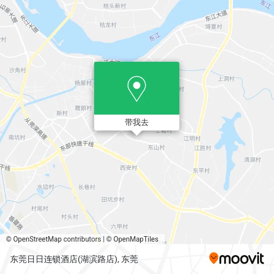 东莞日日连锁酒店(湖滨路店)地图
