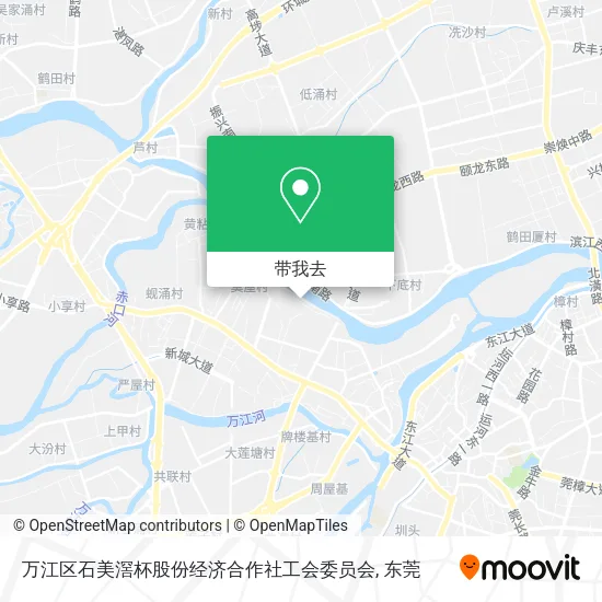 万江区石美滘杯股份经济合作社工会委员会地图