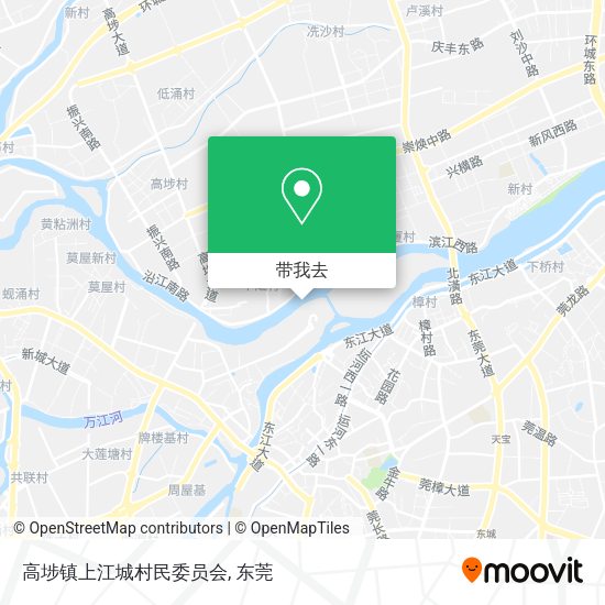 高埗镇上江城村民委员会地图