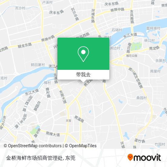 金桥海鲜市场招商管理处地图