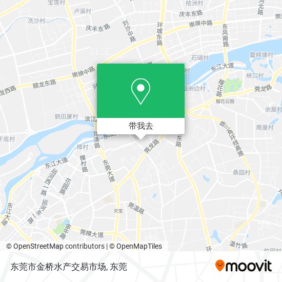 东莞市金桥水产交易市场地图