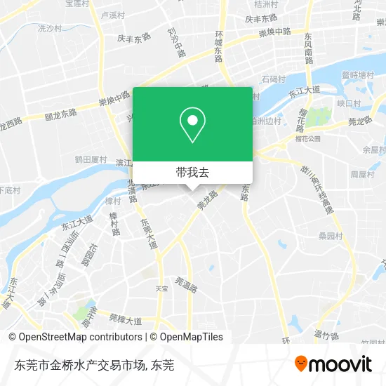 东莞市金桥水产交易市场地图