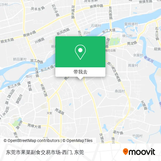 东莞市果菜副食交易市场-西门地图