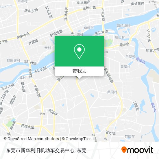 东莞市新华利旧机动车交易中心地图