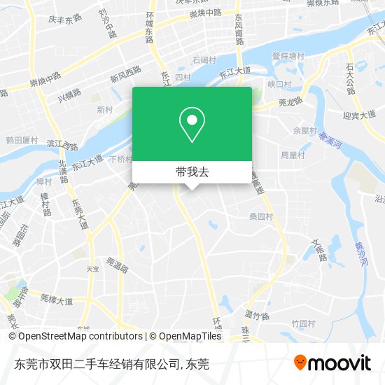 东莞市双田二手车经销有限公司地图