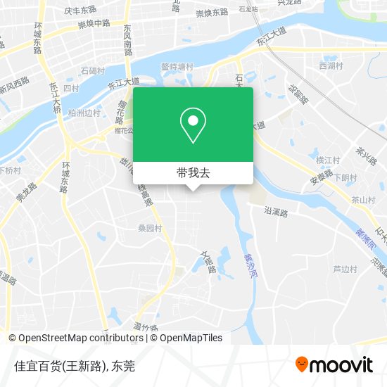 佳宜百货(王新路)地图