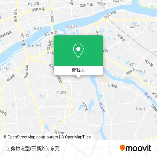 艺剪坊造型(王新路)地图
