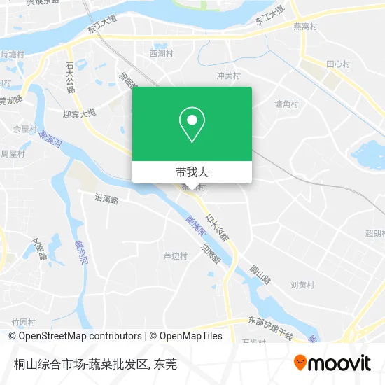 桐山综合市场-蔬菜批发区地图