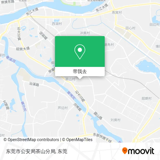 东莞市公安局茶山分局地图