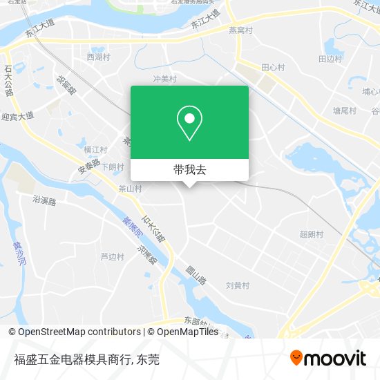 福盛五金电器模具商行地图