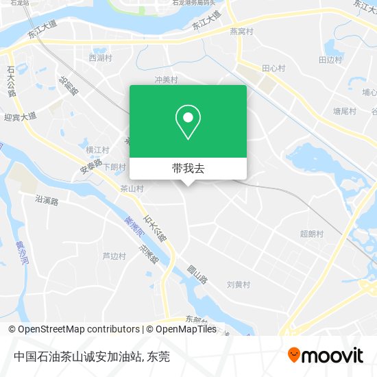 中国石油茶山诚安加油站地图