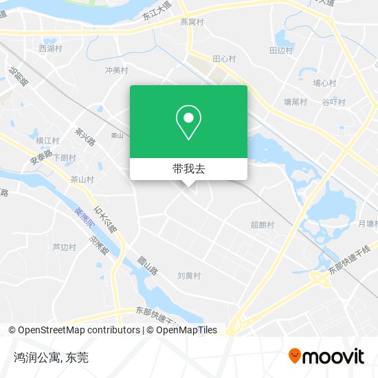 鸿润公寓地图