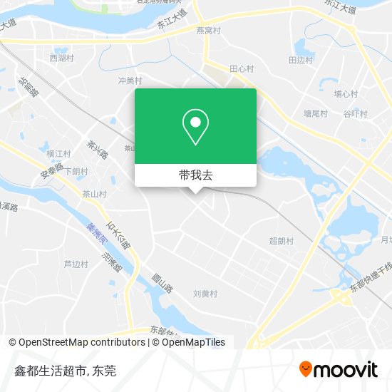鑫都生活超市地图