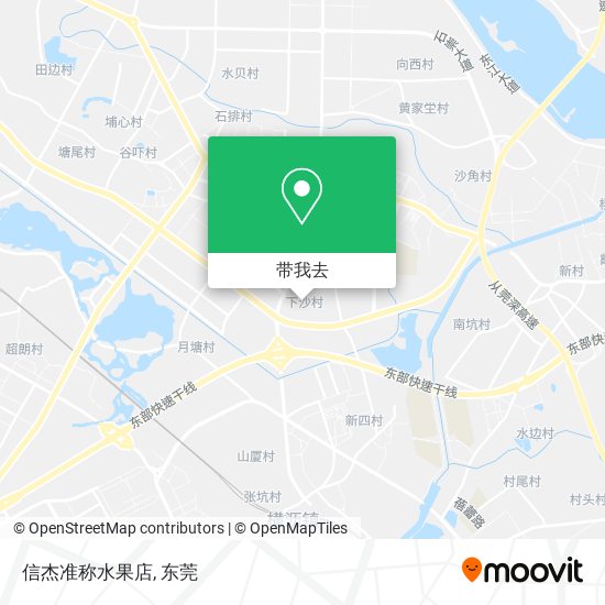 信杰准称水果店地图