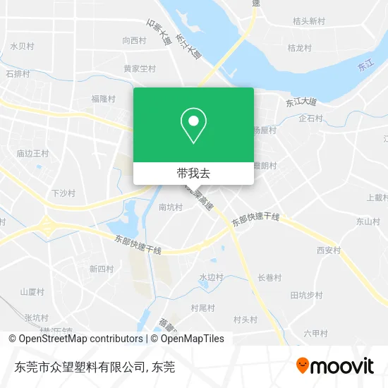 东莞市众望塑料有限公司地图