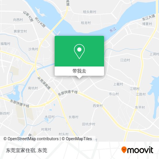 东莞宜家住宿地图