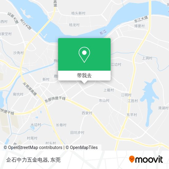 企石中力五金电器地图