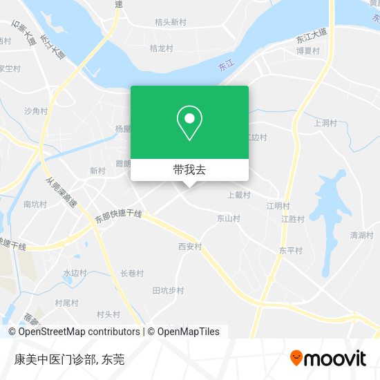 康美中医门诊部地图