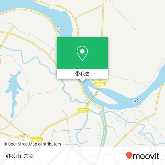 虾公山地图
