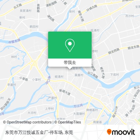 东莞市万江悦诚五金厂-停车场地图