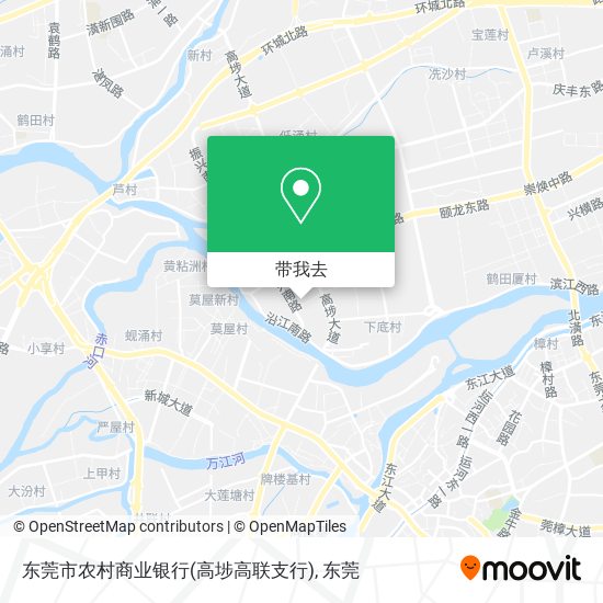 东莞市农村商业银行(高埗高联支行)地图