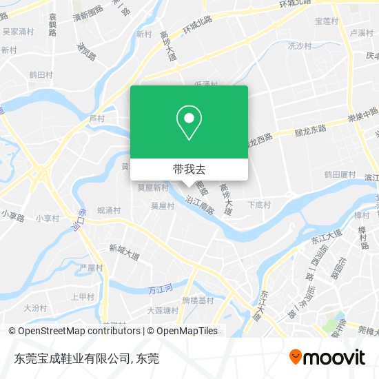 东莞宝成鞋业有限公司地图