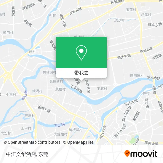 中汇文华酒店地图