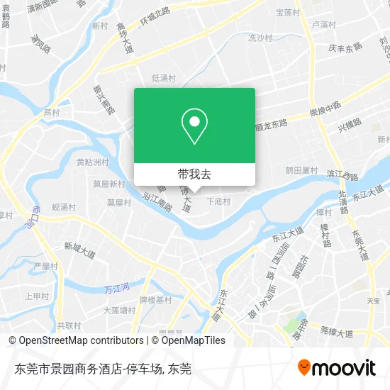 东莞市景园商务酒店-停车场地图