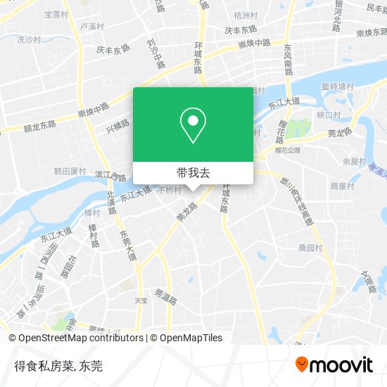 得食私房菜地图