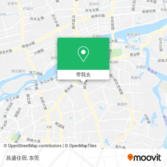 昌盛住宿地图