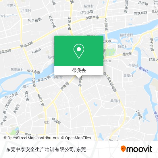 东莞中泰安全生产培训有限公司地图