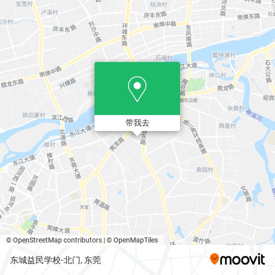 东城益民学校-北门地图