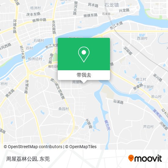 周屋荔林公园地图