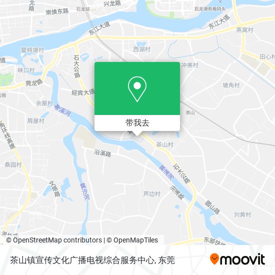 茶山镇宣传文化广播电视综合服务中心地图