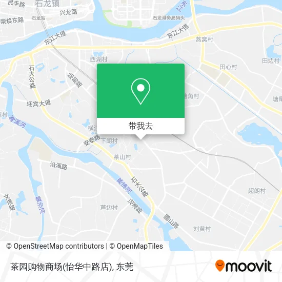 茶园购物商场(怡华中路店)地图