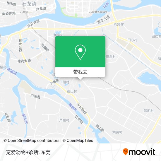 宠爱动物+诊所地图